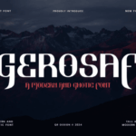 Gerosaf Font - Featured Image