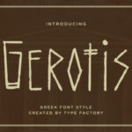 Gerotis Font - Featured Image
