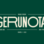 Gerunota Font - Featured Image