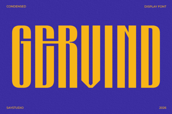 Gervind Font - Featured Image