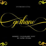 Geshane Font - Featured Image