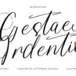 Gestae Ardentia Font - Featured Image