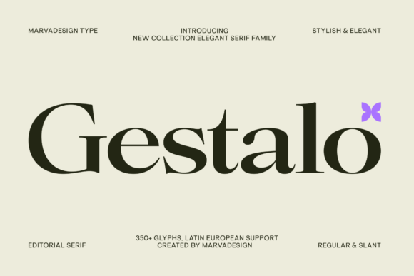 Gestalo Font - Featured Image