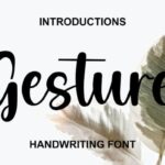 Gesture Font - Featured Image