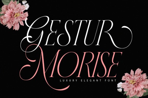 Gesture Morise Font - Featured Image