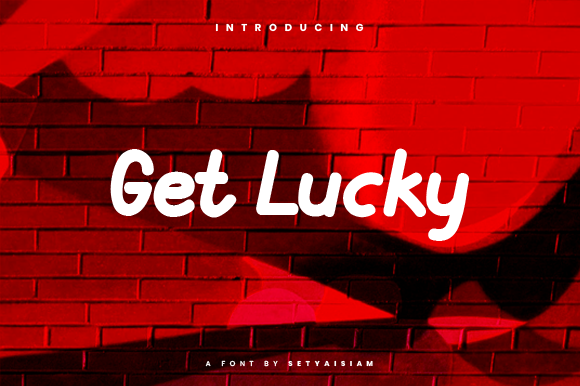 Get Lucky Font - Featured Image