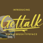 Gettalk Font - Featured Image