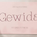 Gewida Font - Featured Image
