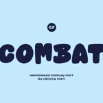Gf Combat Font - Featured Image