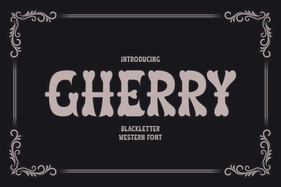 Gherry Font - Featured Image