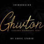 Ghivton Font - Featured Image