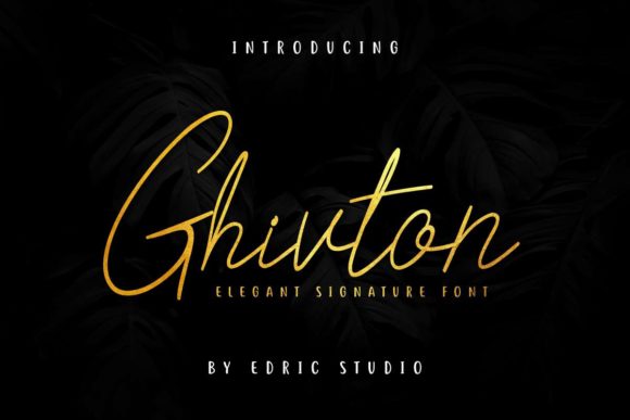 Ghivton Font - Featured Image