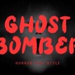 Ghost Bomber Font - Featured Image