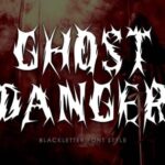 Ghost Danger Font - Featured Image