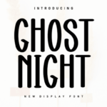 Ghost Night Font - Featured Image