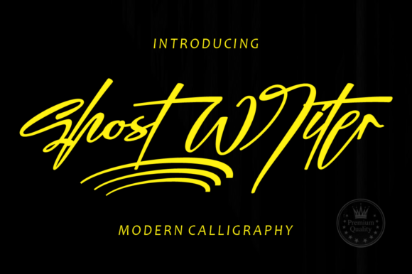Ghost Writer Font - Featured Image