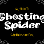 Ghosting Spider Font - Featured Image