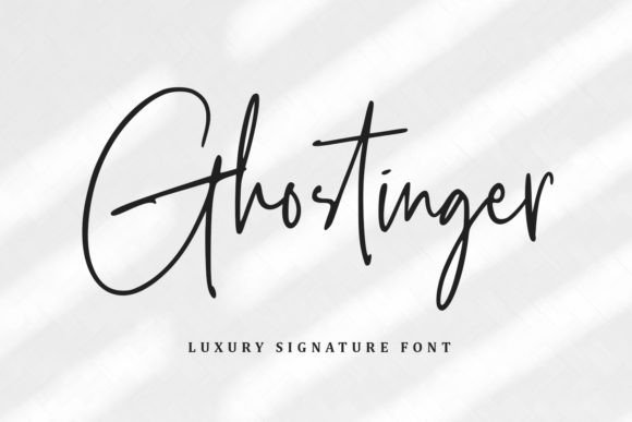 Ghostinger Font - Featured Image