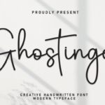 Ghostinger Font - Featured Image