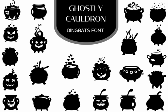 Ghostly Caldron Font - Featured Image