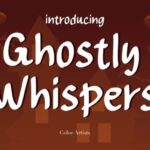 Ghostly Whispers Font - Featured Image