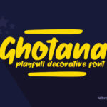 Ghotana Font - Featured Image