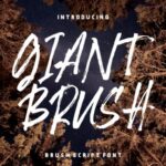 Giant Brush Font - Featured Image