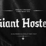 Giant Hostel Font - Featured Image