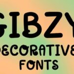 Gibzy Font - Featured Image