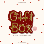 Gift Box Font - Featured Image