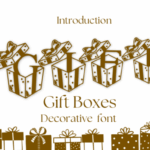 Gift Boxes Font - Featured Image