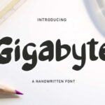 Gigabyte Font - Featured Image