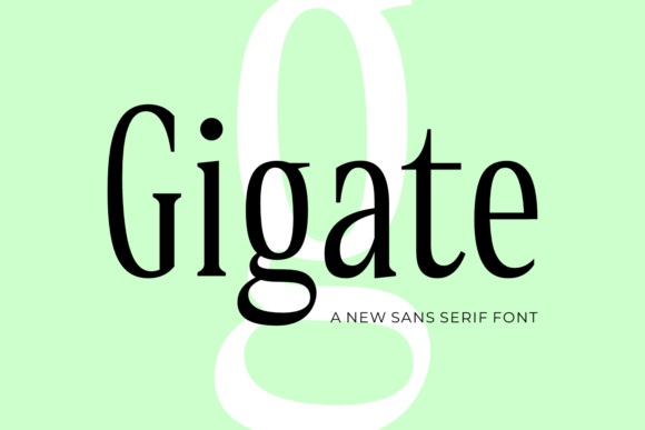 Gigate Font - Featured Image