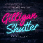 Gilligan Shutter Font - Featured Image
