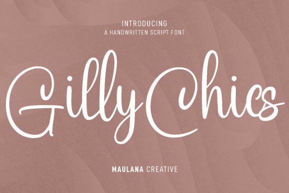 Gilly Chics Font - Featured Image