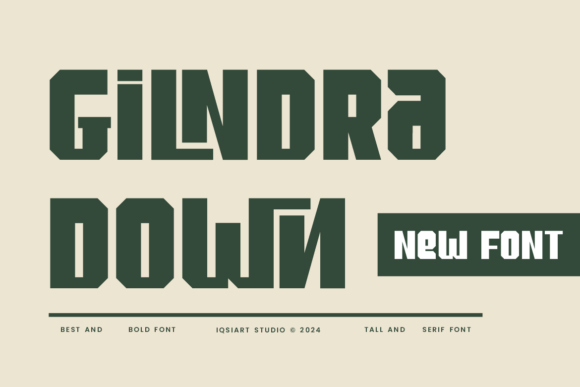 Gilndra Down Font - Featured Image