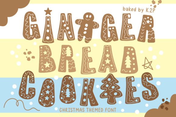 Gingerbread Cookies Font - Featured Image