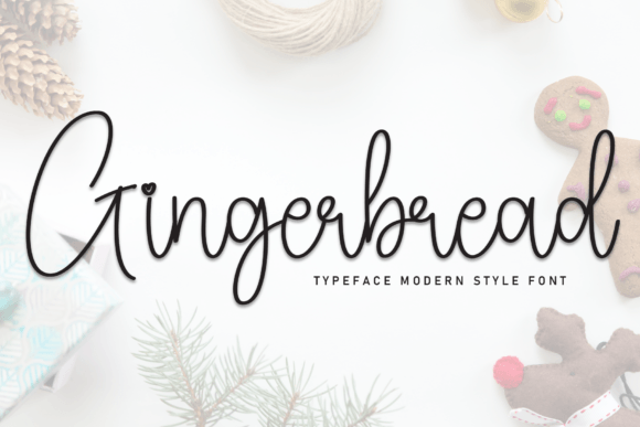 Gingerbread Font - Featured Image