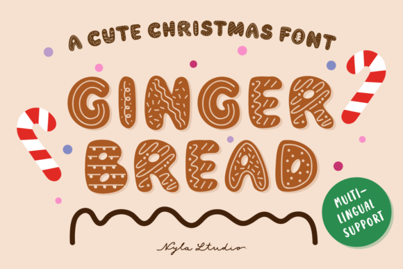Gingerbread Font - Featured Image