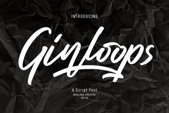 Ginloops Font - Featured Image