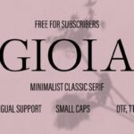 Gioia Font - Featured Image