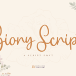 Giory Script Font - Featured Image