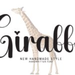 Giraffe Font - Featured Image