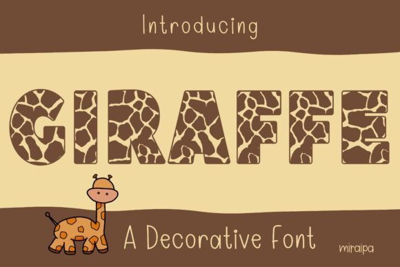 Giraffe Font - Featured Image