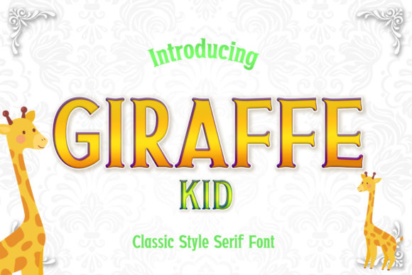 Giraffe Kid Font - Featured Image