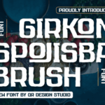 Girkon Spojisba Brush Font - Featured Image