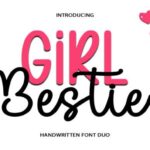 Girl Bestie Font - Featured Image