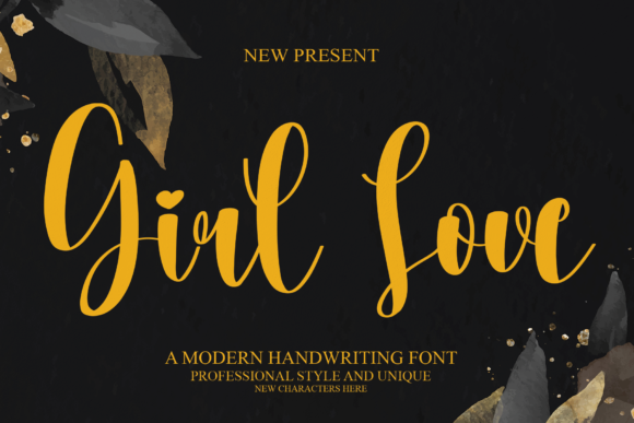 Girl Love Font - Featured Image