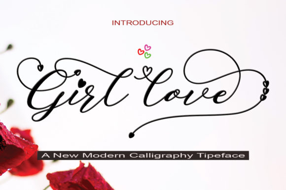 Girl Love Font - Featured Image