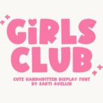 Girls Club Font - Featured Image